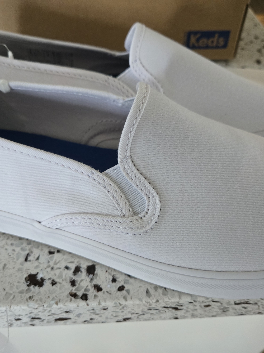 Women's canvas deck shoes